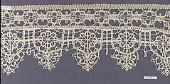 Edging, Bobbin lace, Italian, Genoa