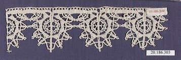 Edging, Bobbin lace, Italian, Genoa