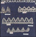 Insertion, Bobbin lace, Italian, Venice