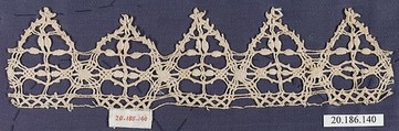 Edging, Bobbin lace, Italian, Genoa