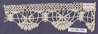 Edging, Bobbin lace, Italian, Genoa