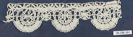Edging, Bobbin lace, Italian, Genoa