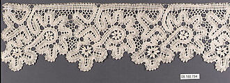 Fragment, Bobbin lace, Russian