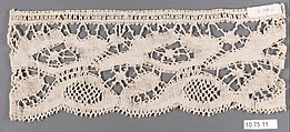 Fragment, Bobbin lace, Russian