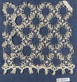 Fragment, Embroidered net, Italian