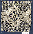 Insertion, Embroidered net, Italian