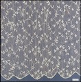 Fragment, Embroidered net, German or Swiss