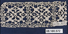 Insertion, Embroidered net, Italian