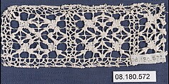 Insertion, Embroidered net, Italian