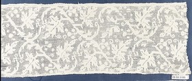 Border, Embroidered net, buratto, punto à rammendo, German