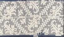 Buratto, Embroidered net, buratto, Italian or German