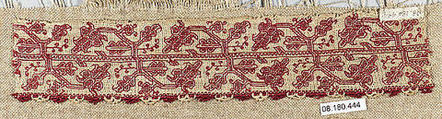 Border, Embroidered net, buratto, Italian