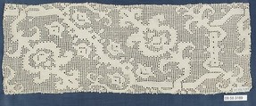Band, Drawnwork, Italian, Sicily