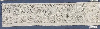 Band, Drawnwork, possibly German