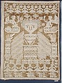 Panel, Drawnwork, Italian, Sicily