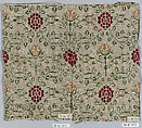 Piece, Silk and metal thread, German