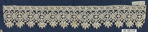 Piece, Bobbin lace, Italian, Rome