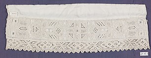 Pair of cuffs, Cutwork, Danish