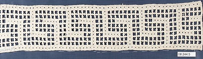 Fragment, Cutwork, Norwegian, Hardanger
