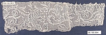 Fragment, Drawnwork, German, Saxony