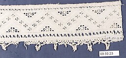 Strip, Cutwork, drawnwork, bobbin lace, Cypriot
