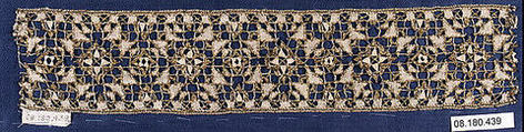 Border, Embroidered net, punto à rammendo, punto à tela, Italian