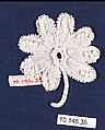 Medallion (one of four), Crochet, Swiss