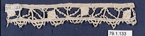 Strip, Needle lace, Italian