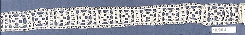 Fragment, Needle lace, punto avorio, Italian