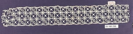 Insertion, Needle lace, Italian, Venice