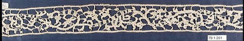 Strip, Needle lace, punto in aria, Italian