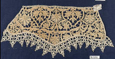 Cuff, Needle lace, punto in aria, Italian