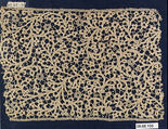 Fragment, Silk, bobbin lace, Italian, Venice