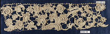 Piece, Needle lace, Italian, Venice