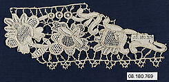 Fragment, Needle lace, Spanish