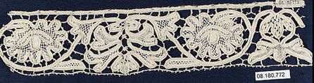 Fragment, Needle lace, Spanish