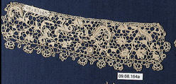 Cuff (one of a pair), Needle lace, Italian, Venice