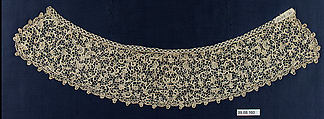 Collar, Needle lace, Italian or French