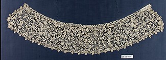 Collar, Needle lace, Italian or French