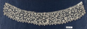Collar, Needle lace, Italian or French