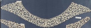 Collar, Needle lace, Italian, Venice