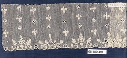 Fragment, Needle lace, Italian, Burano