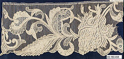 Fragment, Needle lace, Italian, Burano