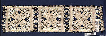 Fragment, Bobbin lace, Greek, Athens