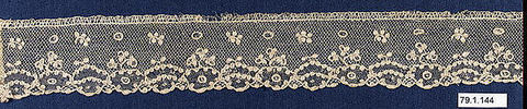 Strip, Needle lace, point d'Alençon, French