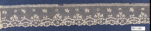 Strip, Needle lace, point d'Alençon, French