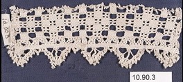 Strip, Needle lace, possibly German