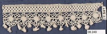 Fragment, Needle lace, punto avorio, punto di Ragusa, Italian