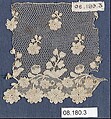Fragment, Needle lace, imitation point d’Alençon, Austrian