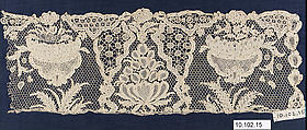 Fragment, Needle lace, point d'Argentan, French